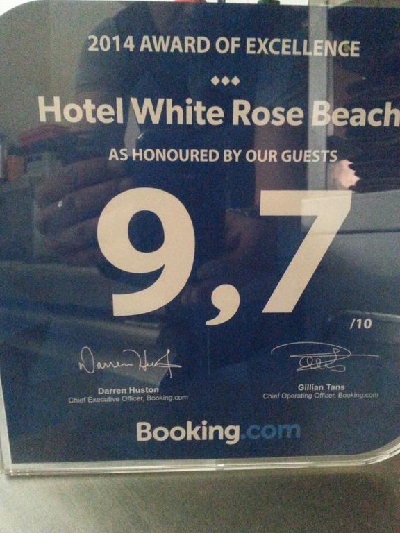 Hotel White Rose Beach Olympiakí Aktí Zewnętrze zdjęcie
